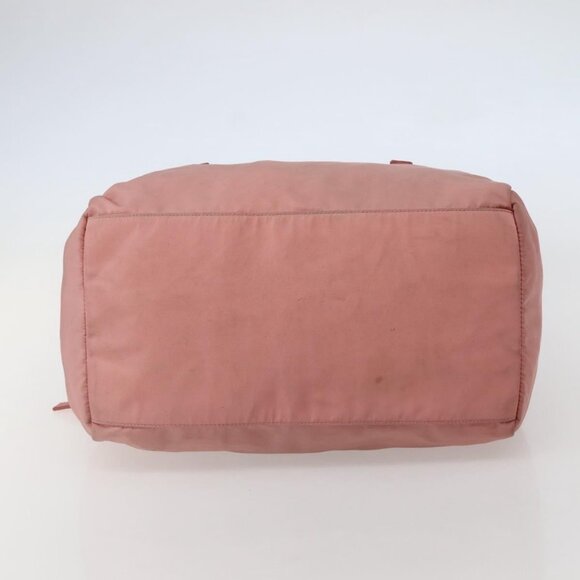 PRADA Hand Bag Nylon Pink Silver Auth - Picture 9 of 16